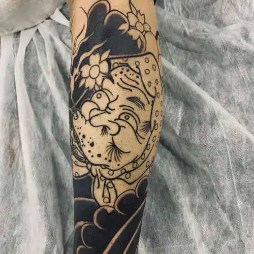 火男阿多福_纹身吧社区 - 纹身大咖