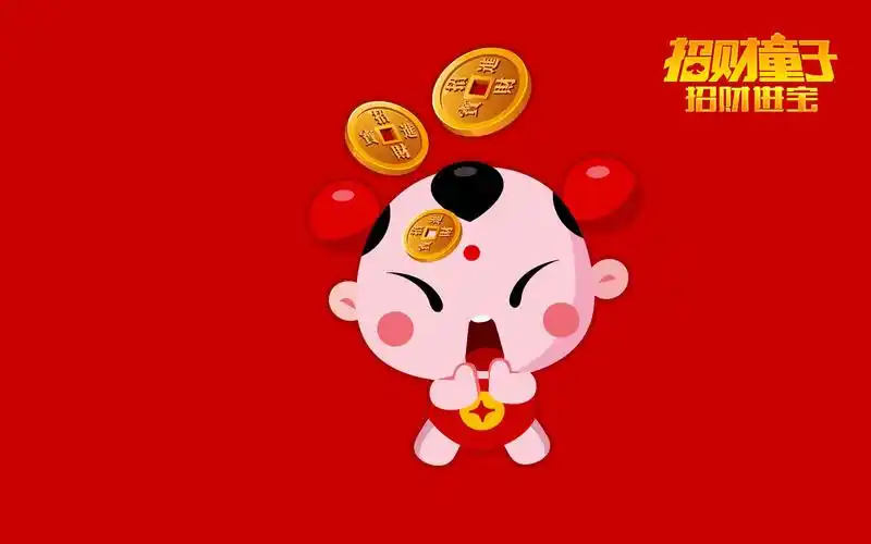 招财童子财富之旅,高清图片,电脑桌面-壁纸族