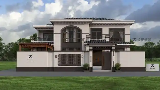 北京平谷丨二层新中式风格自建别墅