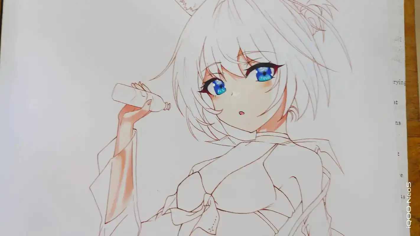 手绘 #绘画过程 #马克笔 #绘画过程分享 #动漫人物绘画 - 抖音