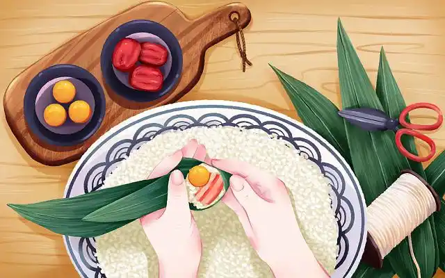 端午节包粽子素材-端午节包粽子图片素材下载-觅知网