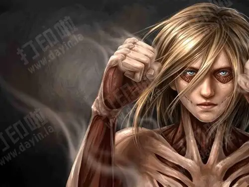 《进击的巨人》--女巨人stl文件下载 - 3d打印模型 - 打印啦3d打印云