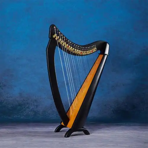 kristall竖琴古典乐器爱尔兰23/28/34/36/40弦harp扳键 40弦本色 仿古