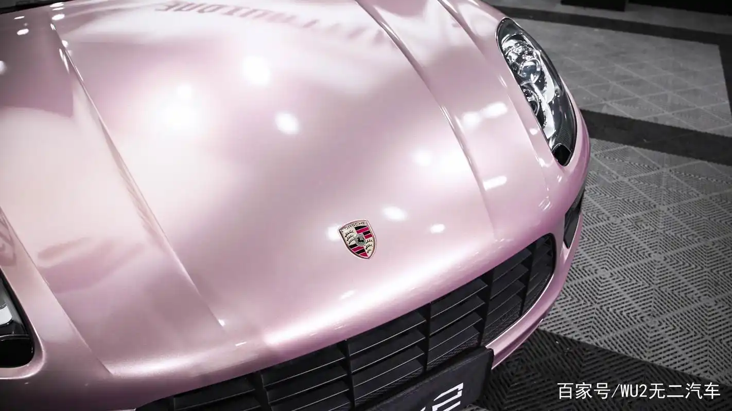 苏州无二汽车丨保时捷macan改色冰梅粉
