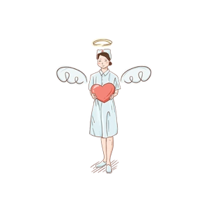 护士节白衣天使简笔画护士免抠素材时间:05-06护士节天使的翅膀免抠