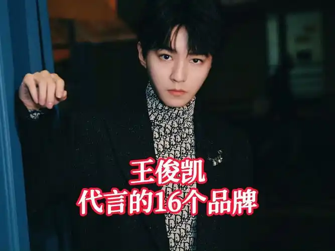 王俊凯代言的16个品牌