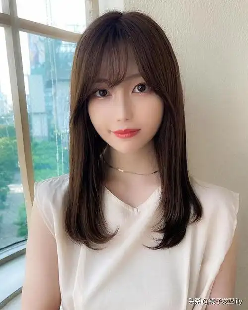 女士头发造型中长发,当下发廊最火女发14款