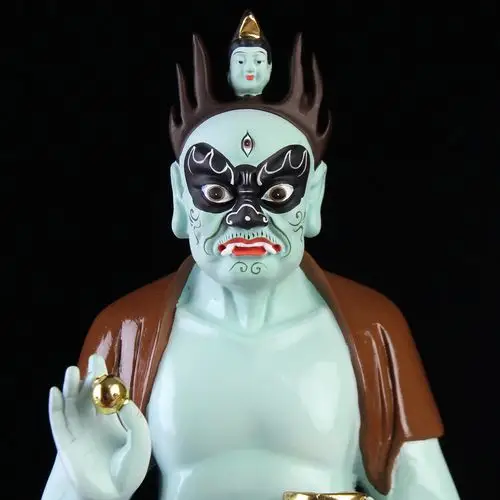 面然大士佛像树脂居家供奉家用镇宅大士爷像面然鬼王神像镇宅摆件