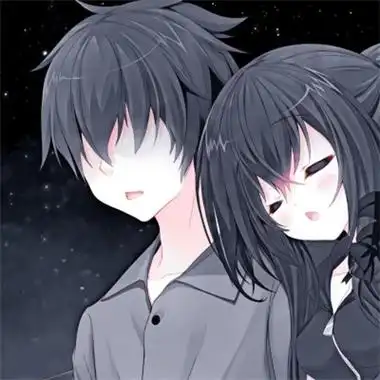 又甜又欲的情侣头像动漫