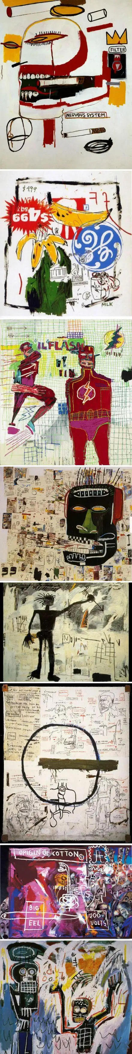 画巴斯奎特作品图片大全巴斯奎特小皇冠解读巴期奎特巴斯奎特 作品集