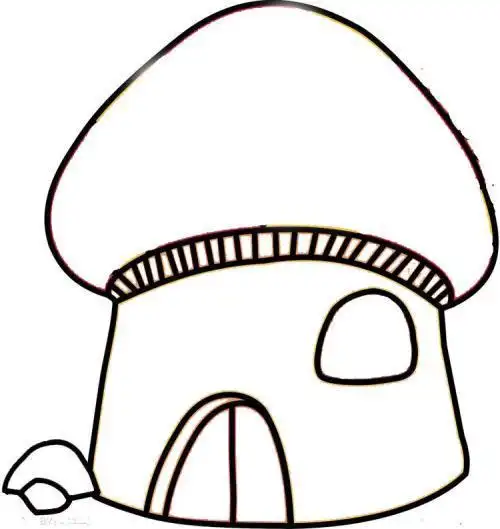 幼儿园房子简笔画小班