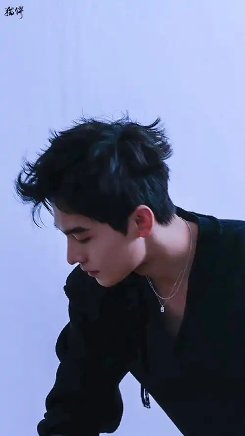 杨洋羊毛卷发型