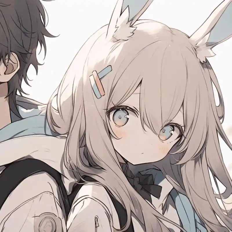 情侣头像丨怦然心动卡通情侣头像