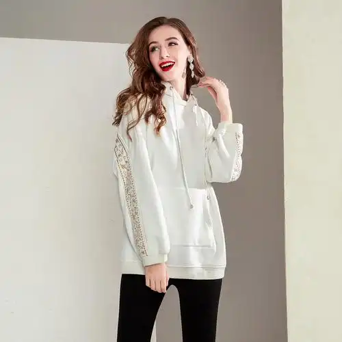 卫衣女之家白领新款宽松时尚潮流刺绣女款