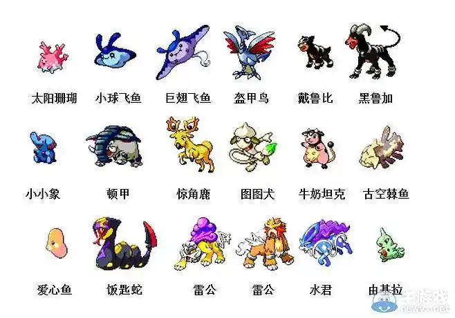 《神奇宝贝》妖怪图鉴大全