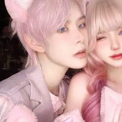 粉色和蓝色系列情头