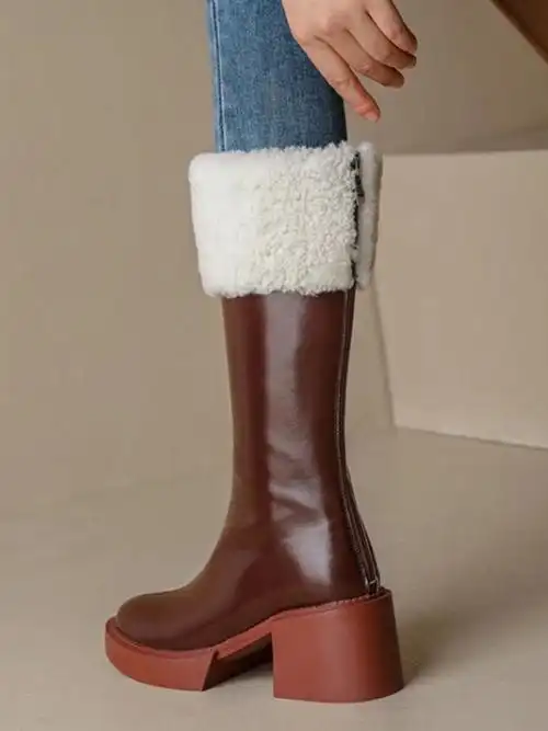 今日推荐优雅又百搭的中筒靴