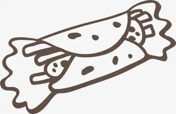 关键词 : 小清新,手绘,圆点,煎饼,棕色,简约,线条,美食