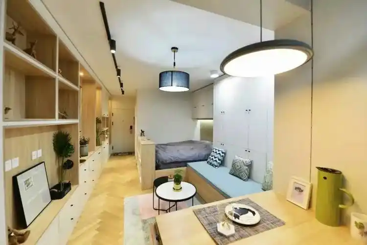 设计成一室一厅一卫现代简约风格!