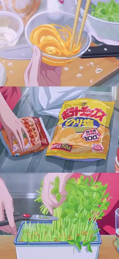 恋爱动漫三格壁纸拼接