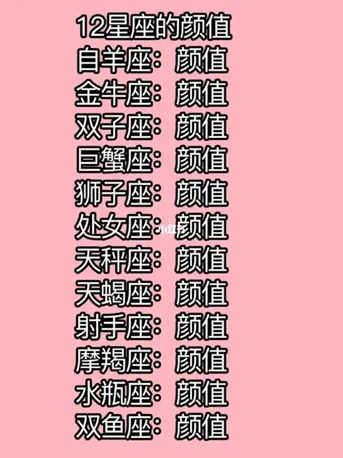 十二星座颜值打分最容易错过谁
