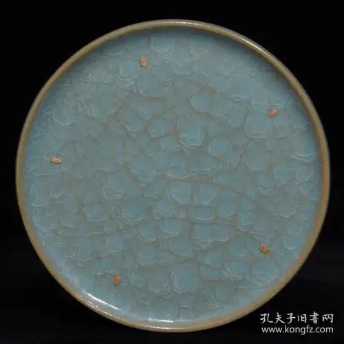 汝窑冰裂纹笔筒