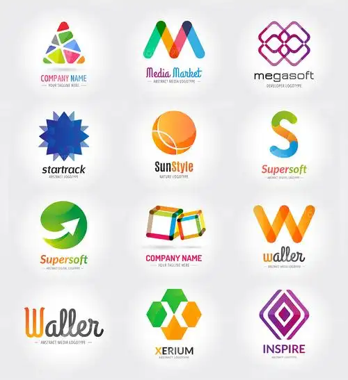 时尚企业logo设计矢量素材