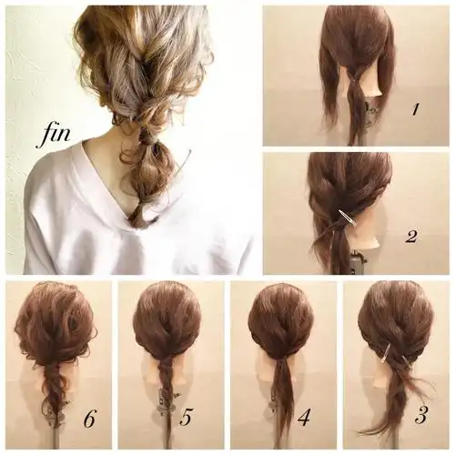 【微博:@hair_makeup】扎发|编发|教学|教程|图解|短发|长发|刘海