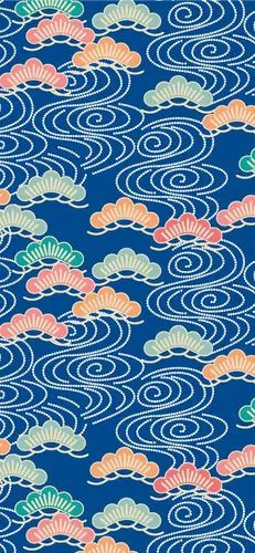 日系和风平铺壁纸