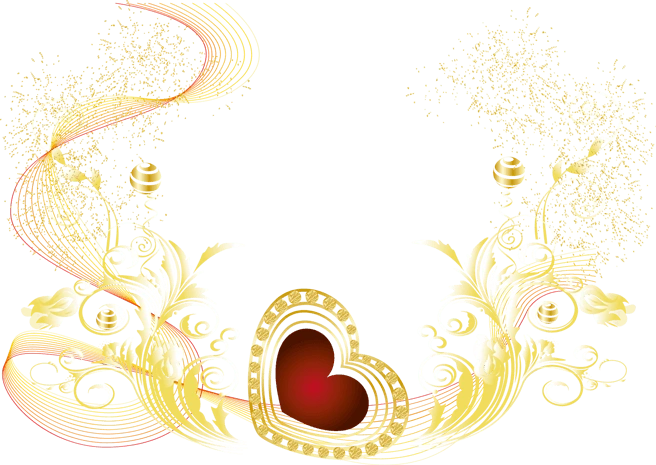 爱心金色图片大全_爱心金色图片素材【png免费下载】-90设计网