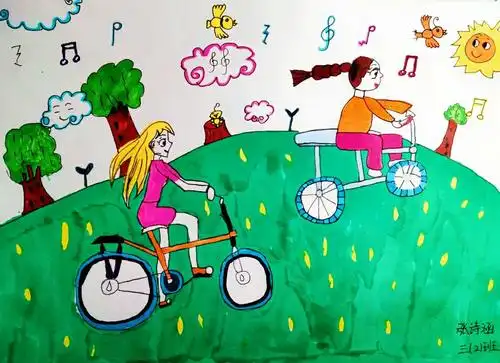 【临钢小学教育集团】三年级美术《一路轻骑》学习成果