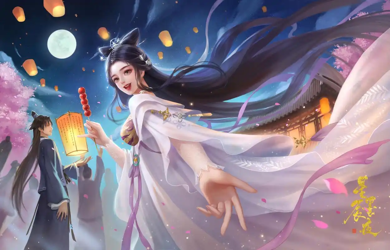 高清古风桌面壁纸,一人一骑,逍遥天地