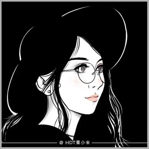 当时搞活动免费给30位小姐姐画的此风格的头像,他们都很喜欢,于是我把