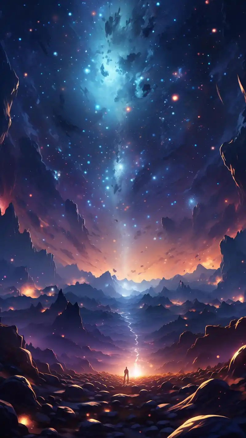 独一无二90梦幻星空壁纸来啦78 这组星空壁纸真的太美啦99!