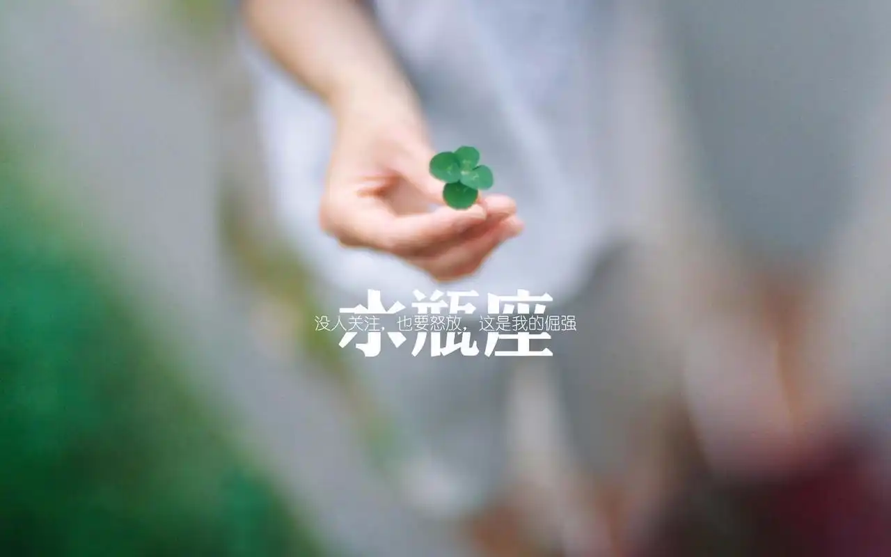 水瓶座唯美语录桌面壁纸