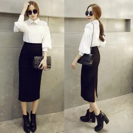 【显瘦中长款一步裙】_中长款一步裙图片_显瘦一步裙价格_搭配分享