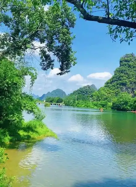 在这青山绿水,风景如画的大山里 ,独自享受着大自然给予的