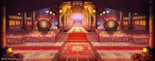 唯美建筑banner背景素材