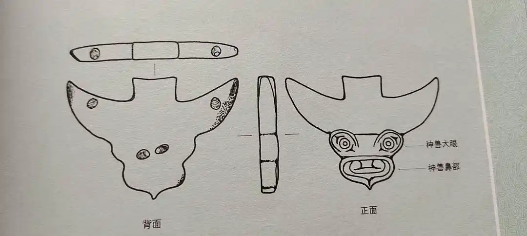 此外出土的良渚文化玉鸟,着重刻画玉鸟的头部,眼睛部位直接移植神兽纹