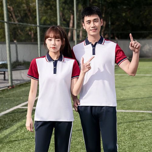 彤瑛校服高中生夏季dk套装中学生学院风初中生高中短袖t恤班服毕业照