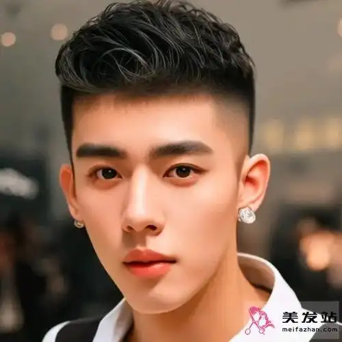 男士两边铲短发造型 时尚帅气魅力十足_韩式男发 - 美发站
