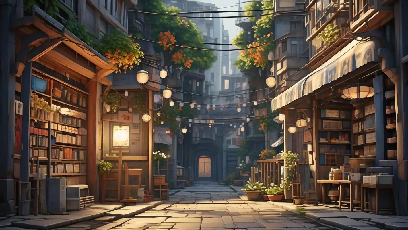 动漫街景背景图94一眼就爱上系列!