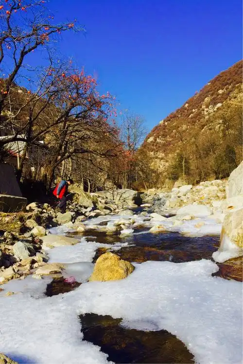 冬天的蓝田流峪,冰清玉洁的水晶世界