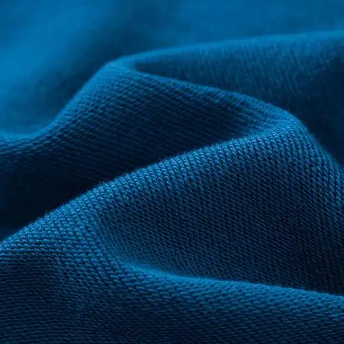 宝石蓝340g重磅毛圈布冷色色调圆领卫衣纯色宽松其它元器件