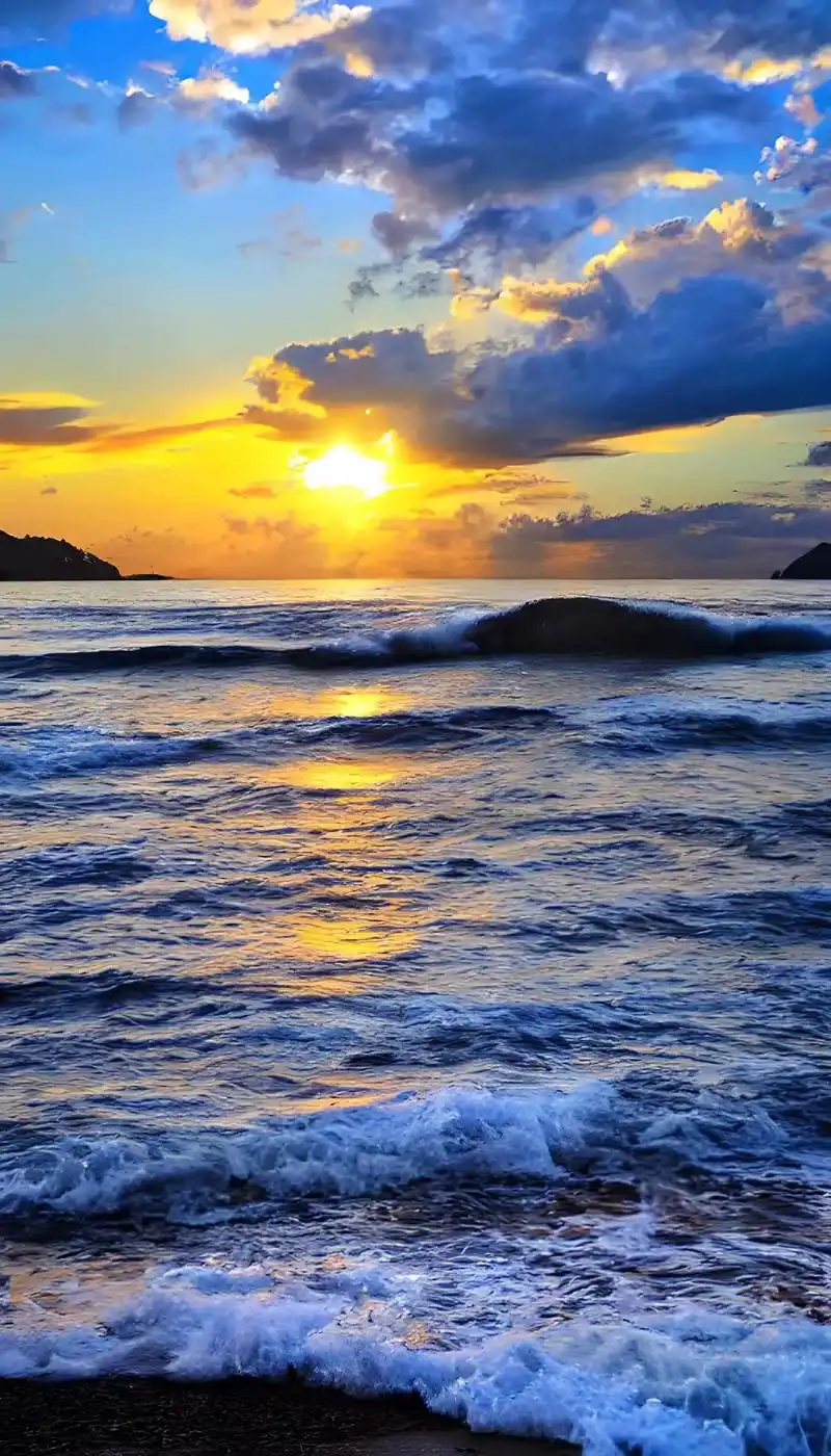 大海水无边,鱼龙千千万.#福建dou是好风光 #风景 #古诗 - 抖音