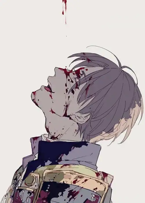 二次元病娇血腥黑暗图片 病名_动漫图片_我要个性网