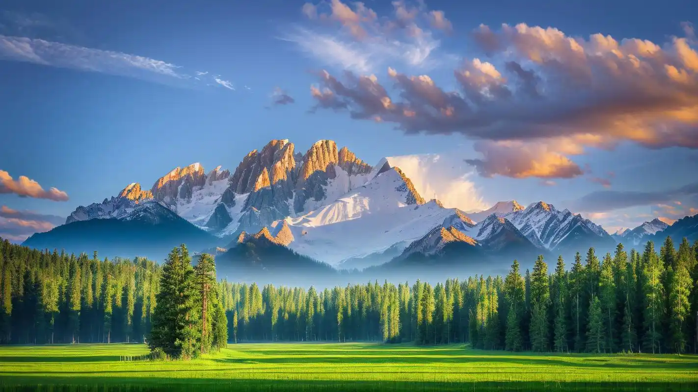 ins风高级质感森林风景壁纸精选9878