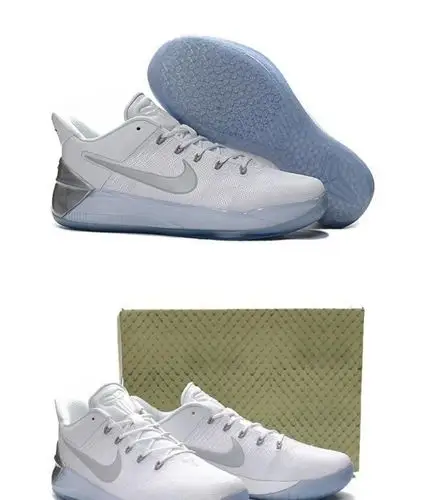 耐克科比12代篮球鞋ad元年黑金低帮黑白 kobe zoom退役纪念战靴男