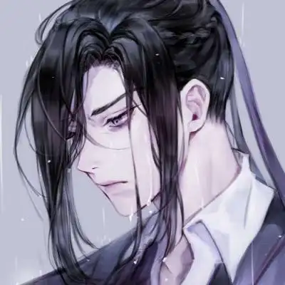 古风高冷手绘动漫男生头像