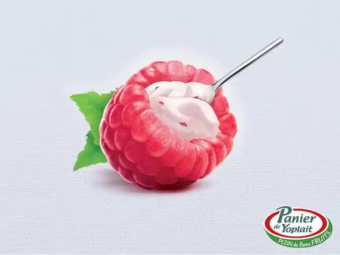 yoplait优诺水果饮料平面广告